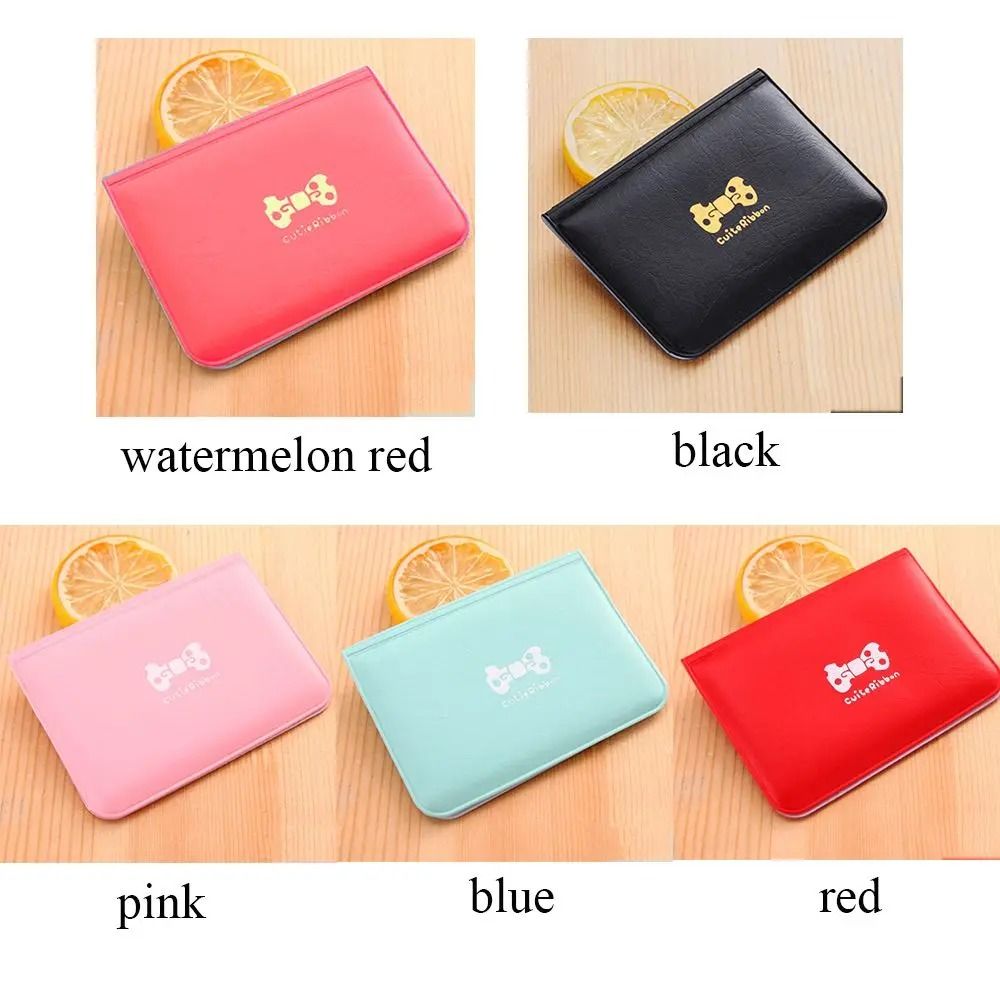 Elegant PVC Bow-Knot Card Holder
