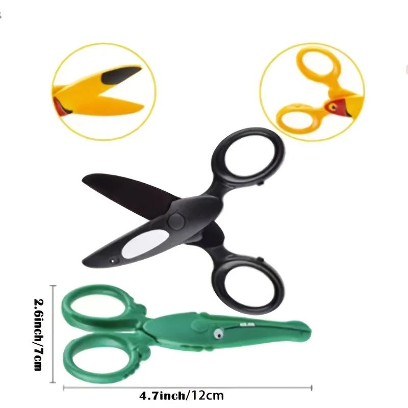 SoftGrip Kids Safety Scissors – Preschool Training Scissors for Safe Creative Learning