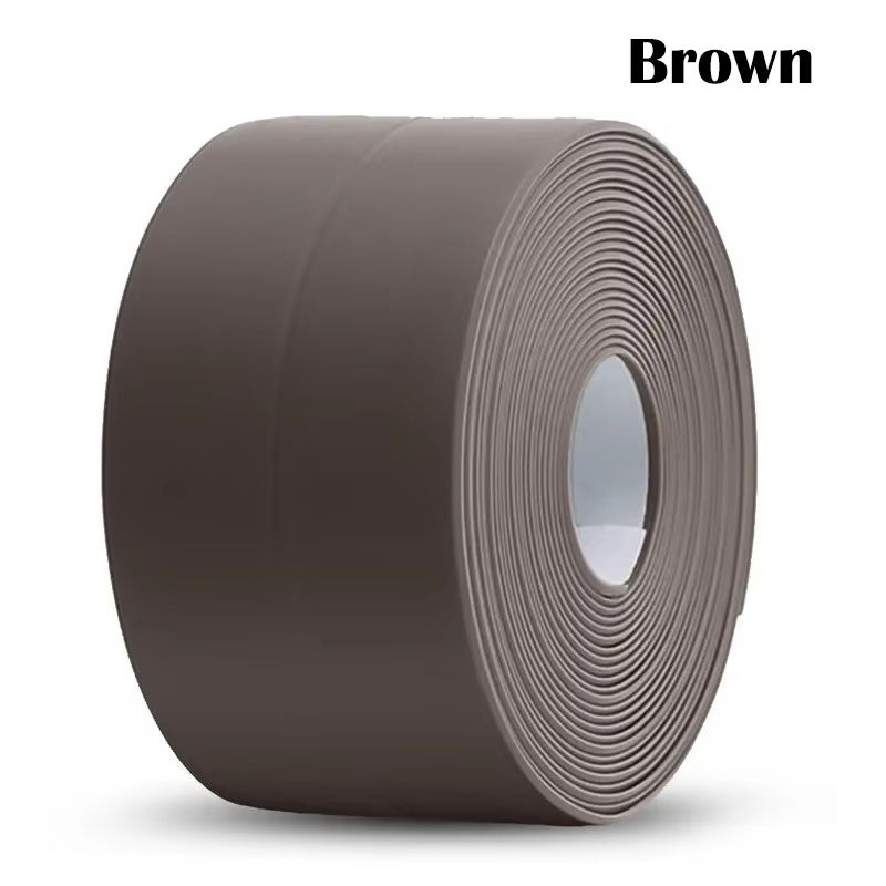 Waterproof Self-Adhesive Caulk Sealing Tape – PVC Oil-Proof Kitchen Sink & Bathroom Edge Strip (1m / 2m / 3.2m)