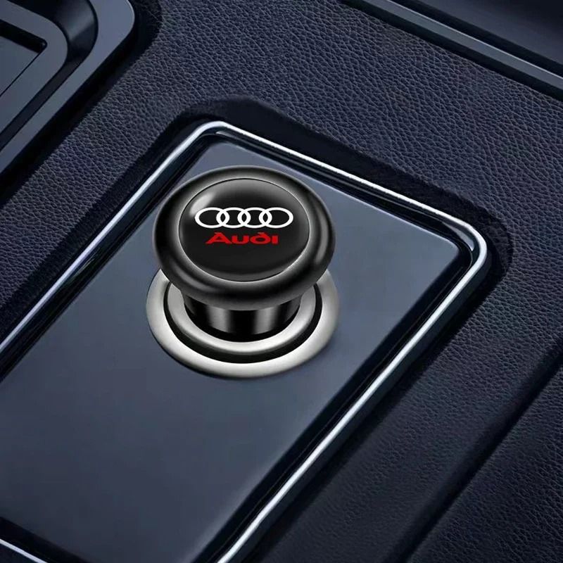 High-Contrast Automotive Emblem Cigarette Lighter