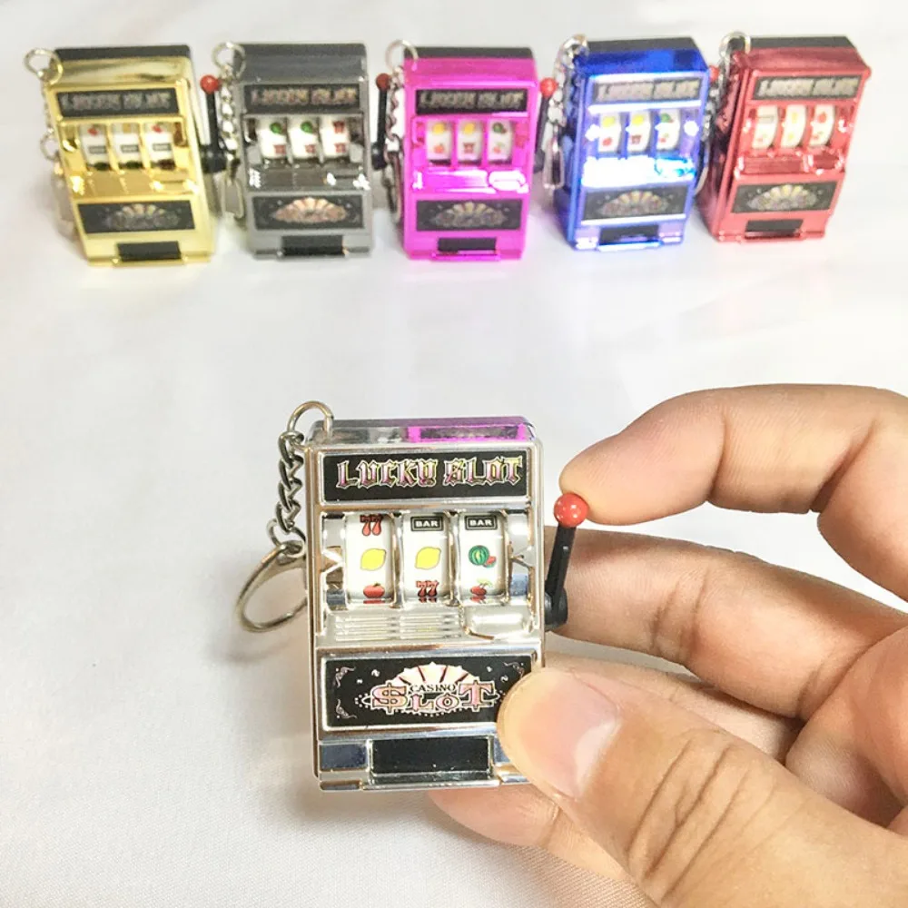 Personalized Fruit Machine Slot Keychain  Trendy Car Pendant & Gift Accessory