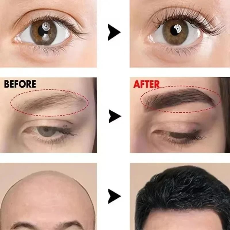 Eyebrow and Eyelash Growth Serum for Fuller and Thicker Hair