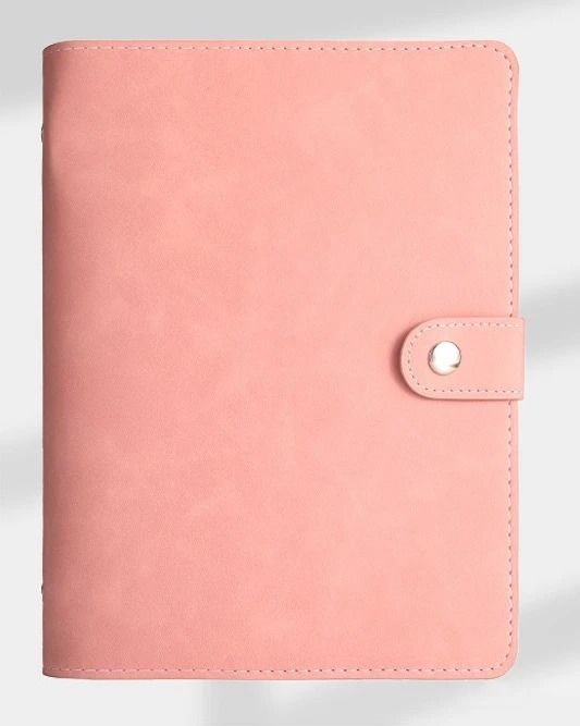 Soft PU Leather DIY Binder – A5/A6/A7 Photocard Collect Book, Bullet Journal & Agenda Planner Cover