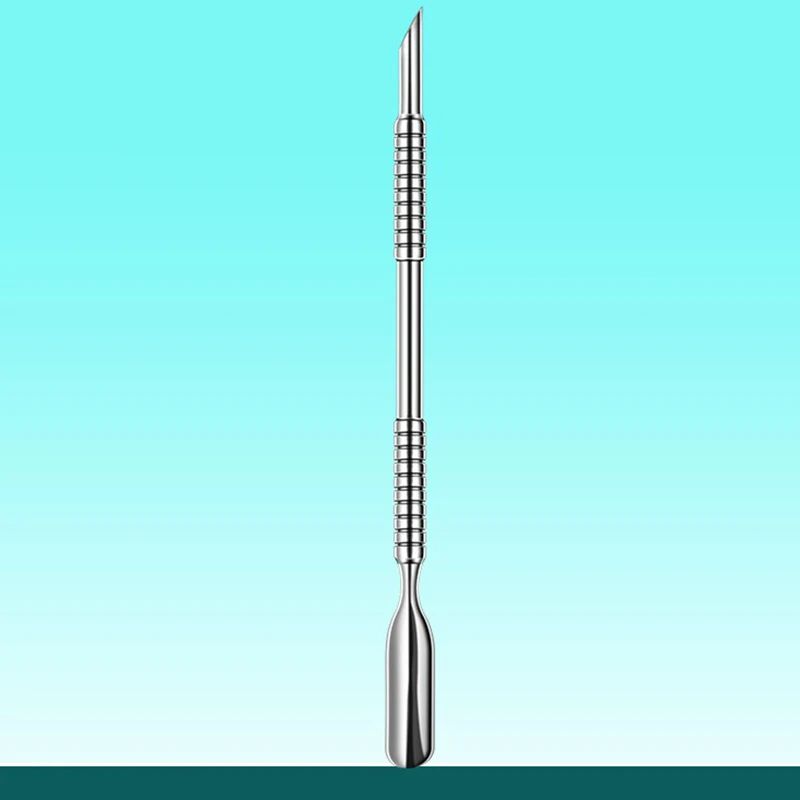 Stainless Steel Cuticle Pusher Double End Manicure Nail Tool