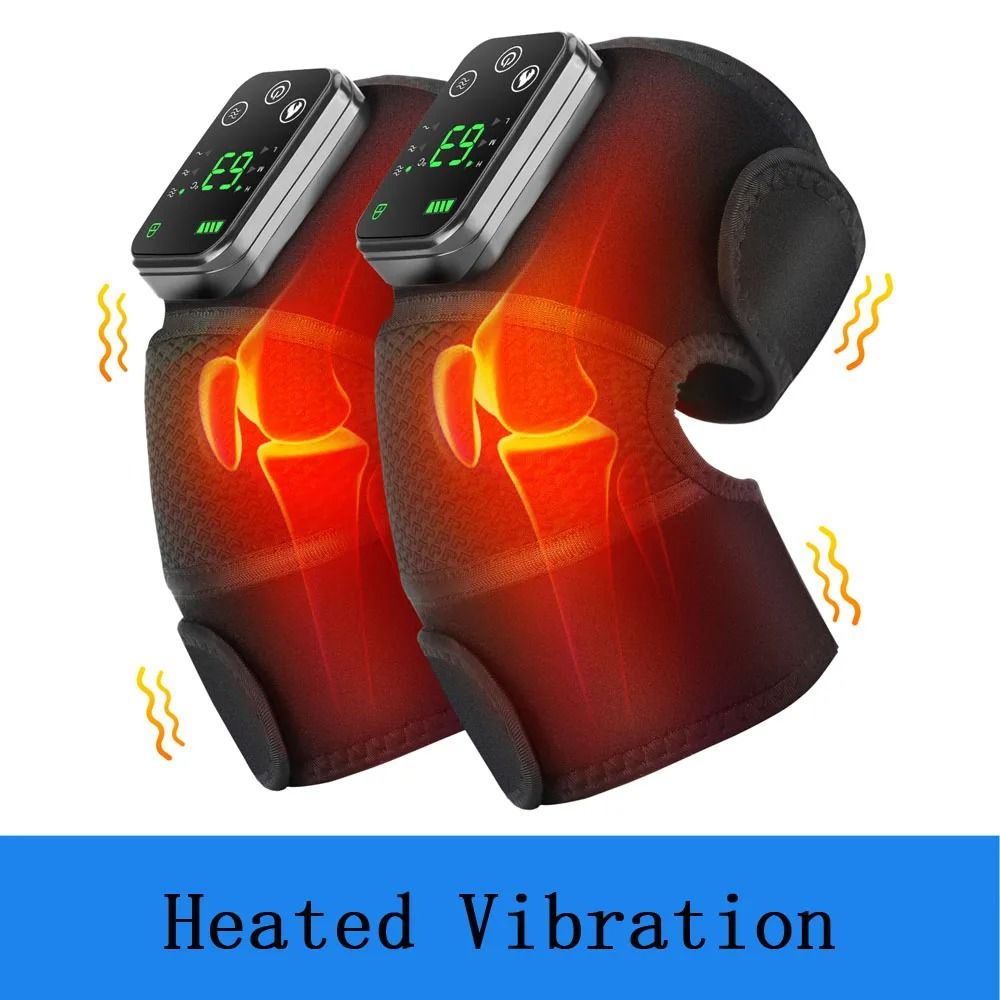 3 in 1 Heated Knee and Joint Massager with Vibration Therapy