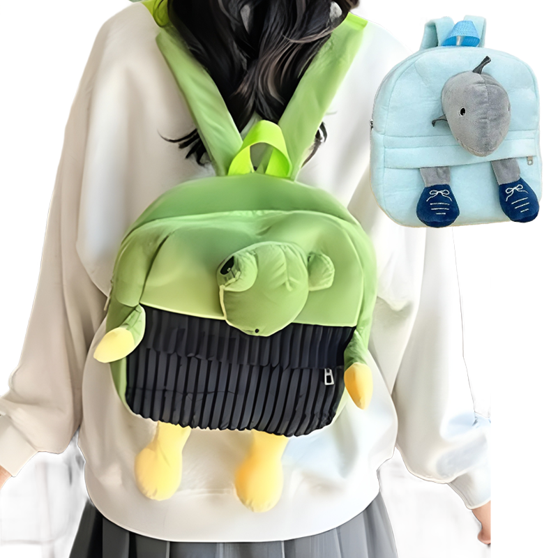 Brainrot Plush Backpack for Kids Soft, Cute & Funny Student Bag Gift