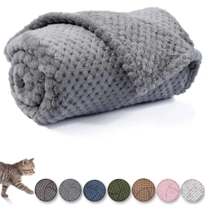 Ultra Soft Fuzzy Fleece Pet Comfort Blanket