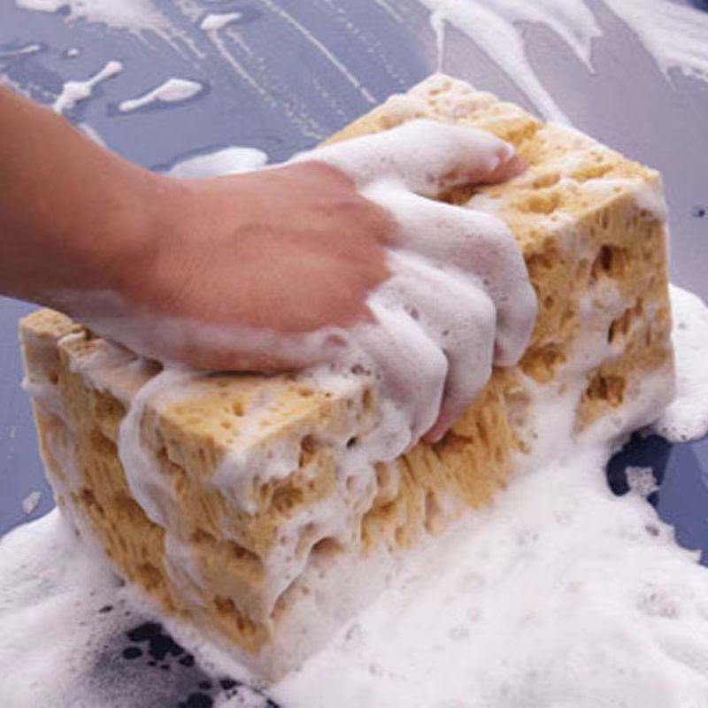 Large Car Wash Sponge Thick Soft Grid Foam Cleaning Tool for Auto Exterior and Interior