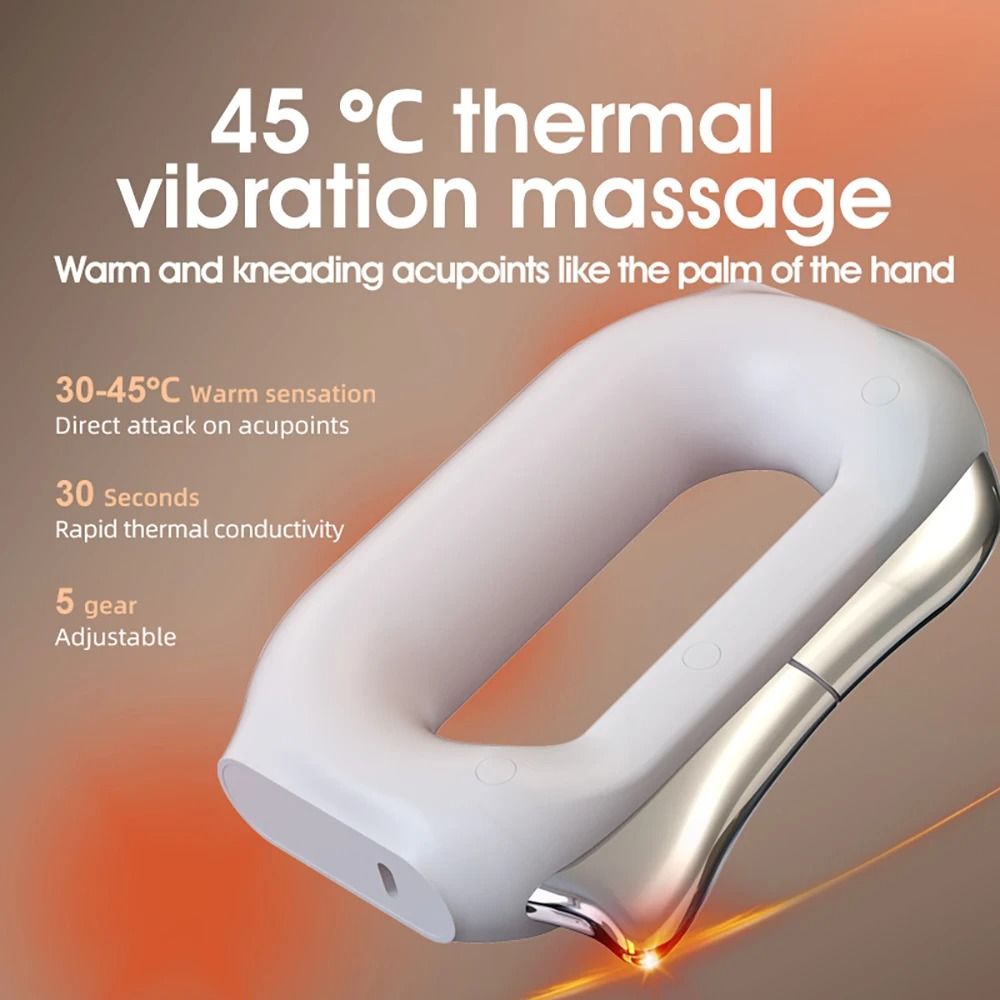 Electric Fascia Massager with Heating and Microcurrent Therapy