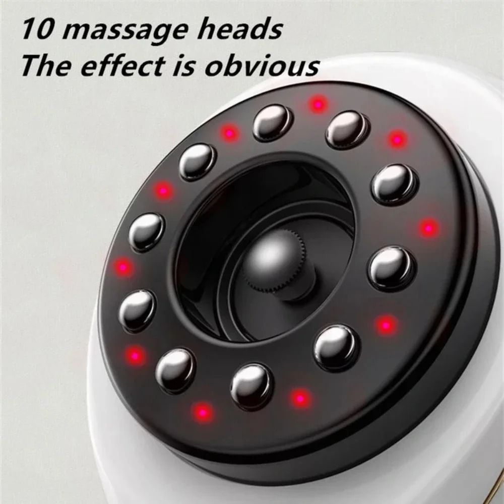 Electric Cupping Massager with Vacuum Suction and Heating Therapy