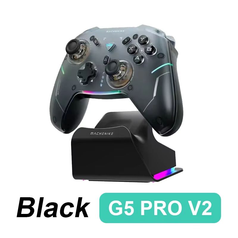 Machenike G5 Pro V2 Wireless Gaming Controller – Three-Mode Gamepad with Hall Effect Joysticks, Hot-Swap Triggers & Vibr
