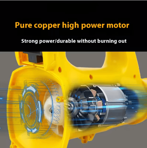 Electric Snow Blower Leaf Blower Lithium Battery Rechargeable High Power Industrial Blower Garden Leaf Blower
