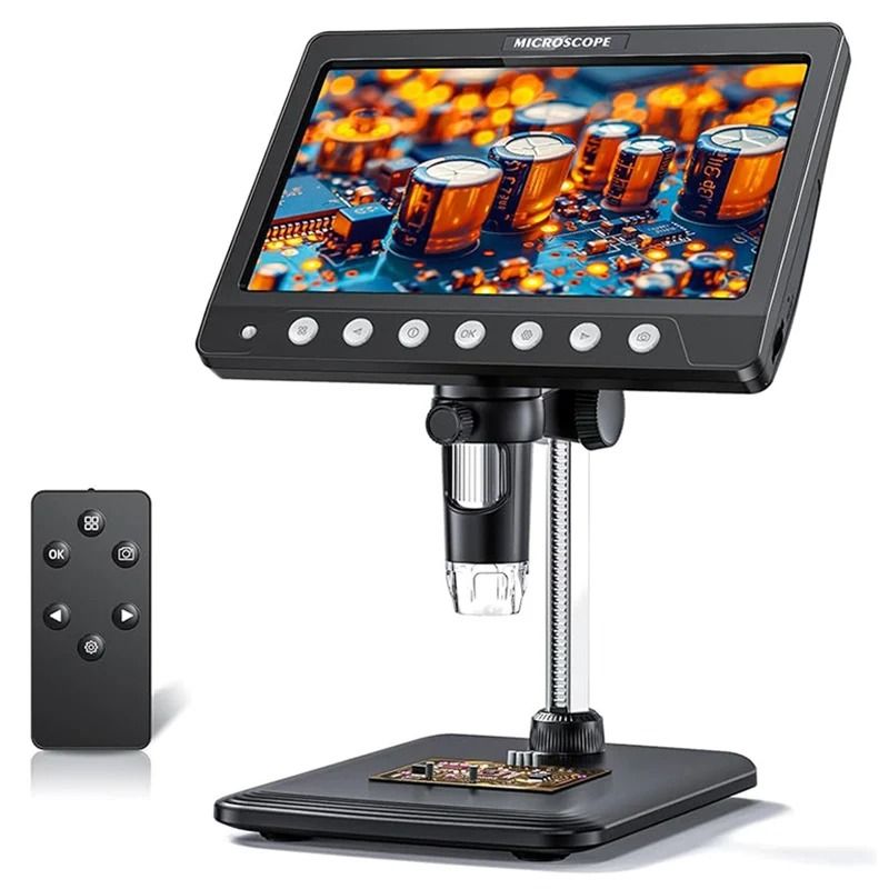 Portable Digital Microscope with 1200X Magnification and HD Display