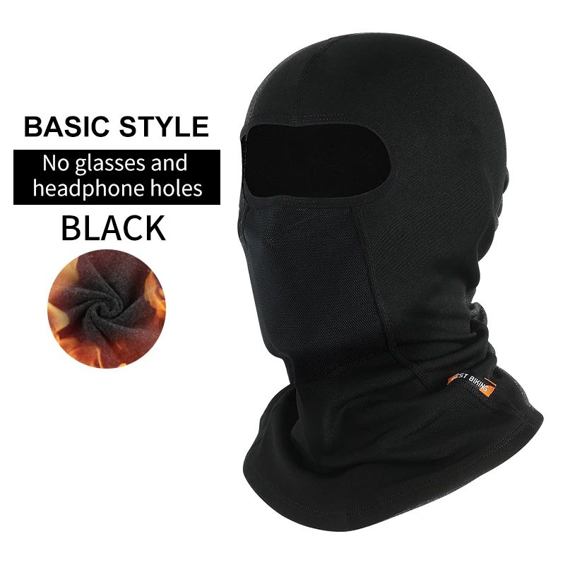 WEST BIKING Winter Fleece Balaclava Windproof Thermal Face Mask