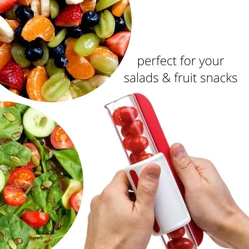 Tomato, Grape and Cherry Fruit and Vegetable Slicer – Quick Kitchen Tool