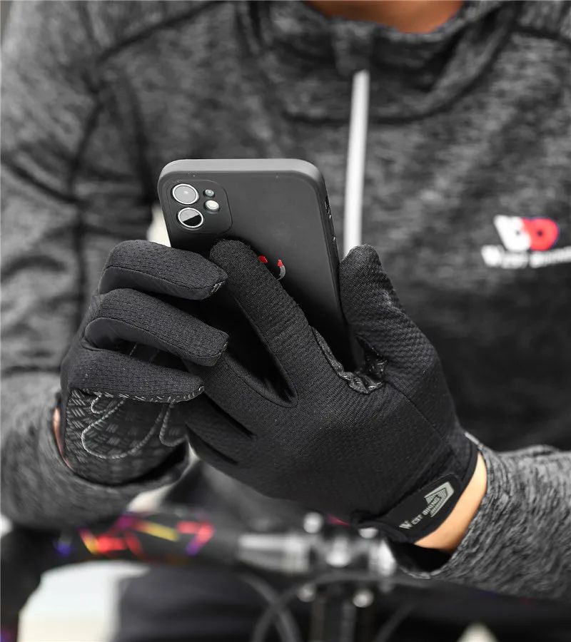 WEST BIKING Full Finger Touchscreen Cycling Gloves