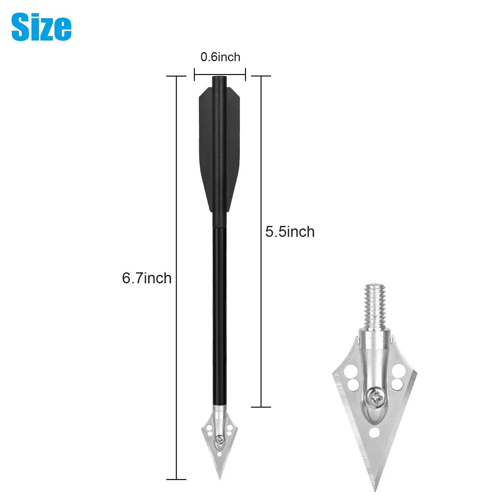 Crossbow Bolts for Mini Crossbows | Durable Hunting Arrows for Pistol Archery | Precision Target Practice