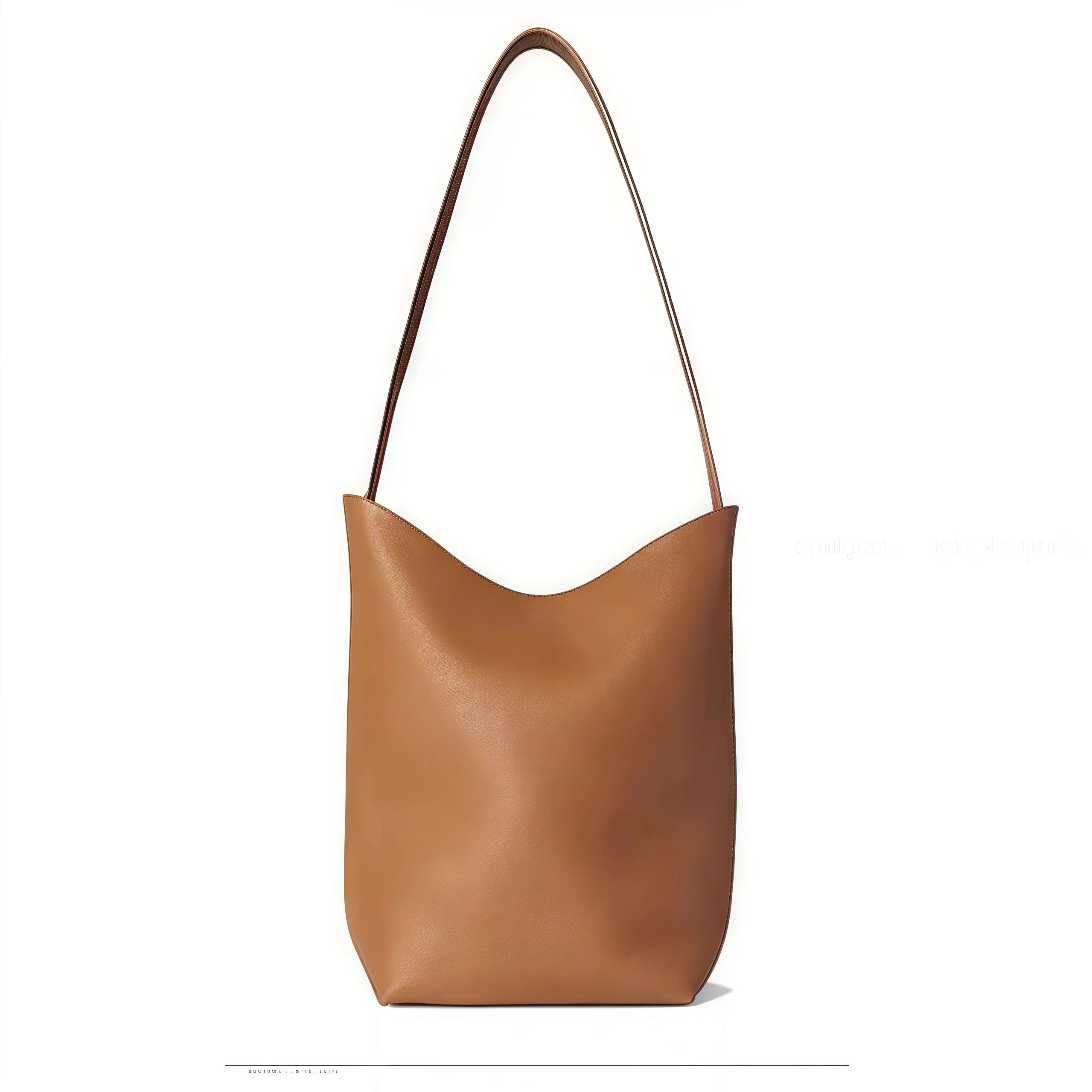 Womens Leather Bucket Tote Bag