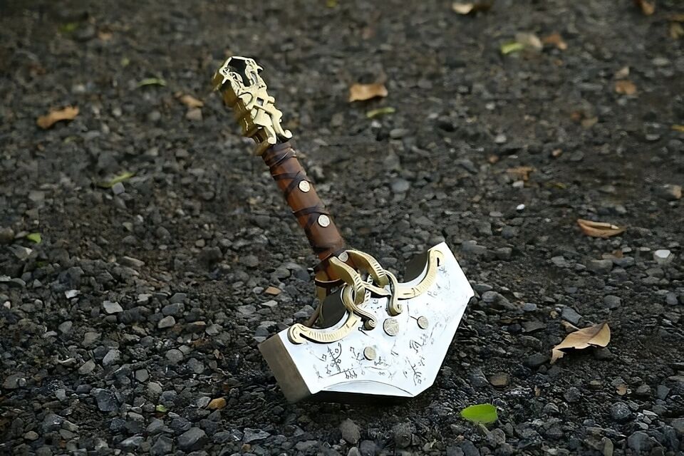 God of War Ragnarok Mjolnir Thunder Hammer Cosplay, Viking Norse Thor Hammer Rep