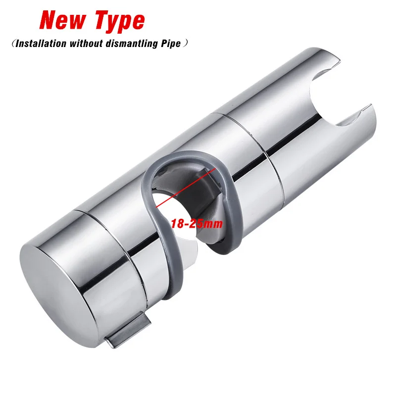 Adjustable Shower Head Holder with Degree Rotation Universal Shower Rail Slider Bracket