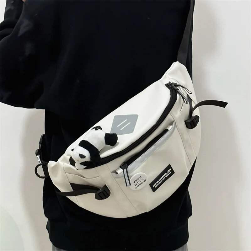 Unisex Chest Bag Waist Bag Stylish Crossbody Purses for Students & Everyday Use
