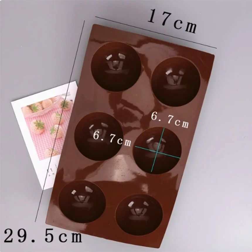 Semi Round Silicone Cake Mousse Mold Chocolate Baking Mold