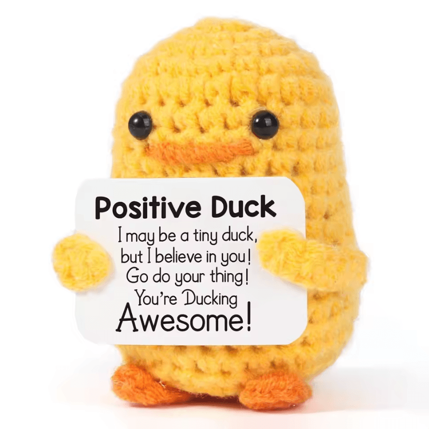 Handmade Emotional Support Crochet Plush – Mini Cute Crochet Desk Decor Gift