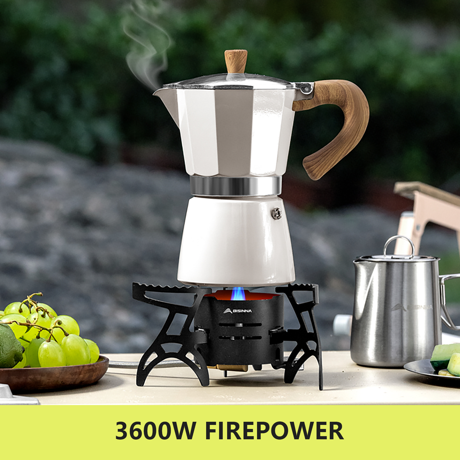 High-Power Infrared Camping Stove Windproof Portable Gas Burner