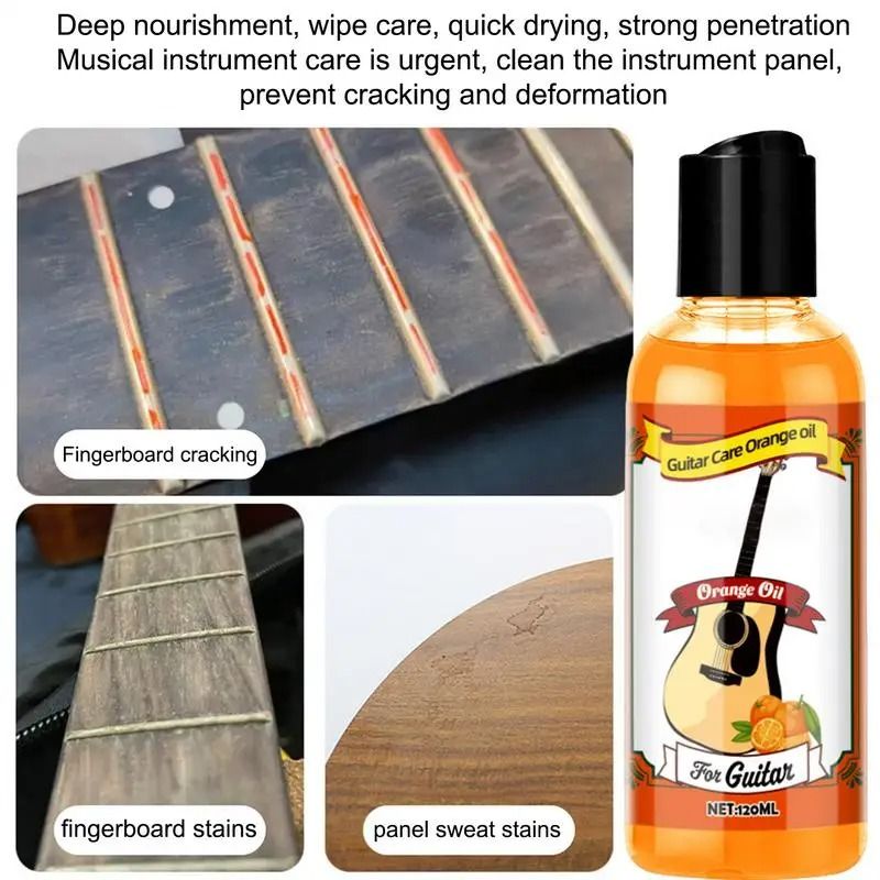 Guitar Fretboard Conditioner and Cleaning Oil Kit with Cloth