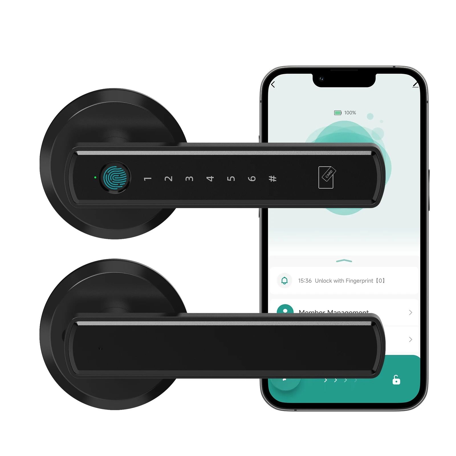 Smart Fingerprint Door Lock with App and Keypad Control