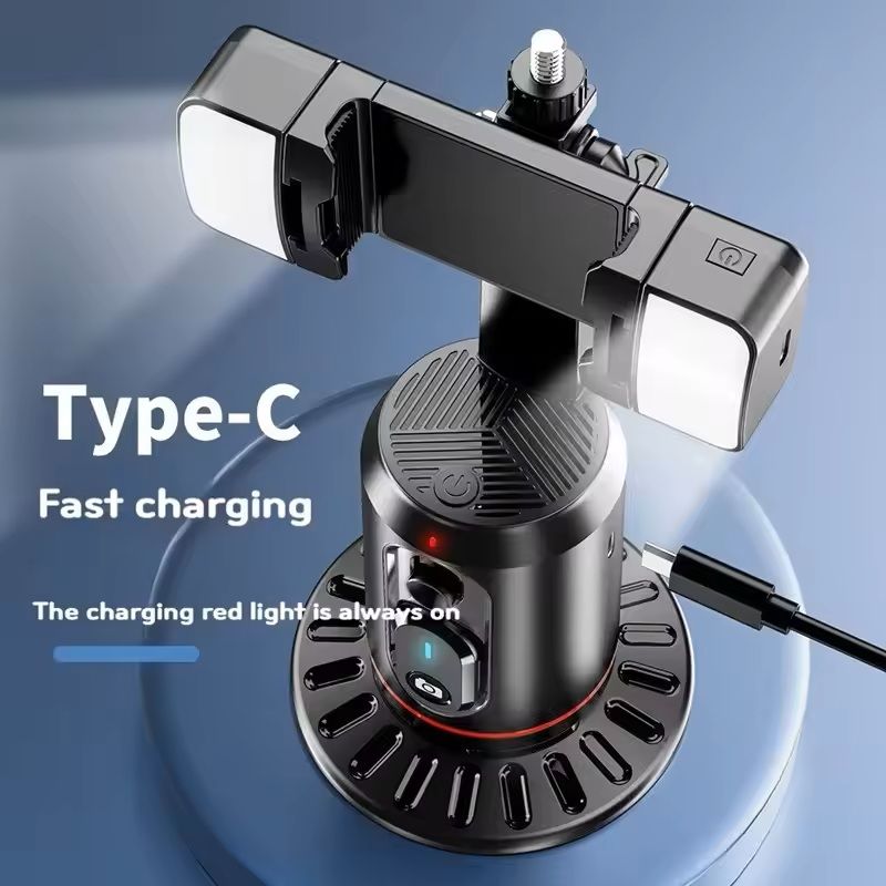 360 Degree Auto Tracking Selfie Stick with Gimbal Stabilizer and Remote Control