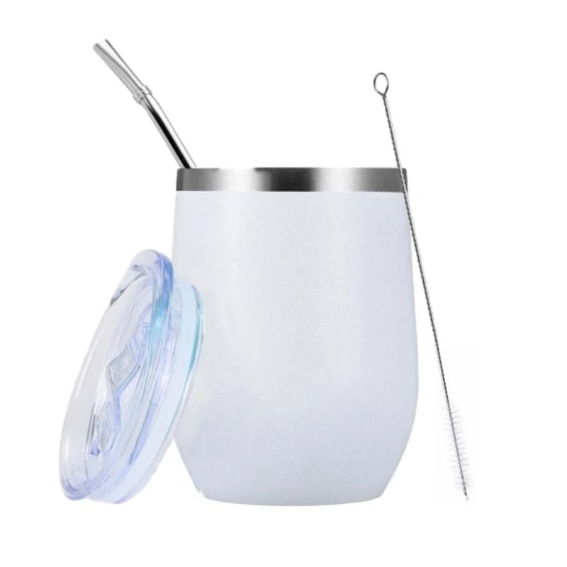 Double-Wall Stainless Steel Yerba Mate Gourd and Bombilla Set