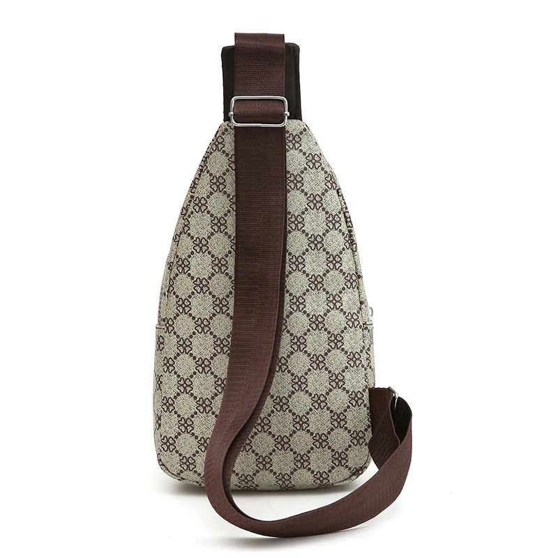 Mens Multifunction Messenger Chest Bag Casual Crossbody Shoulder Bag