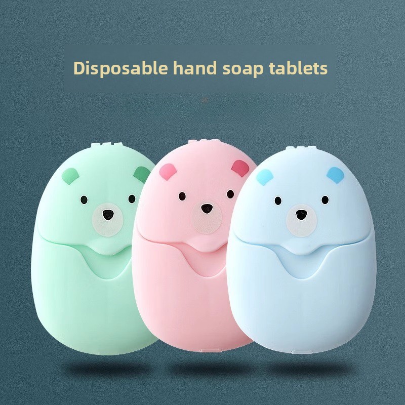 Travel Soap Sheets, Portable Soap Paper, Fragrance Foam for Outdoor Hand Bath and Camping Cleaning