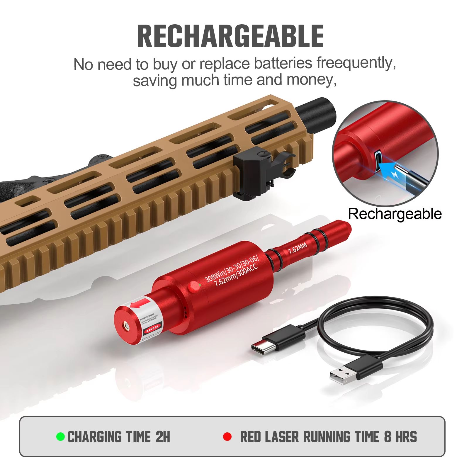 MagnaBeam Pro Magnetic Laser Target Training Cartridge