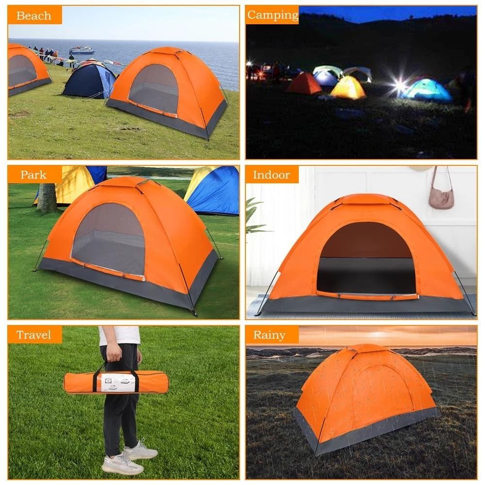 Waterproof Instant Pop Up Tent for Outdoor Camping and Hiking
