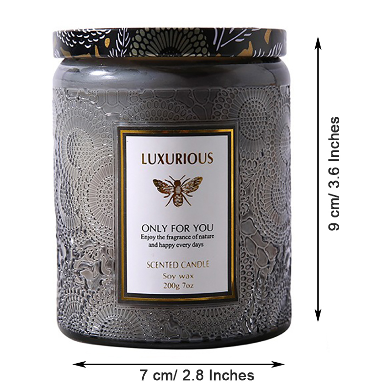 Jar Scented Candle, Natural Soy Candle, Serenity Aromatic Candles, Home Decorative Scented Candles Gift for Friends