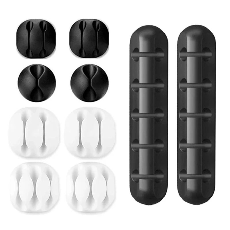 Silicone Desktop Cable Organizer – High-Performance USB Wire Winder and Headphone Management Clip