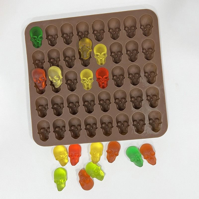 Pumpkin Skull Silicone Ice and Baking Mold