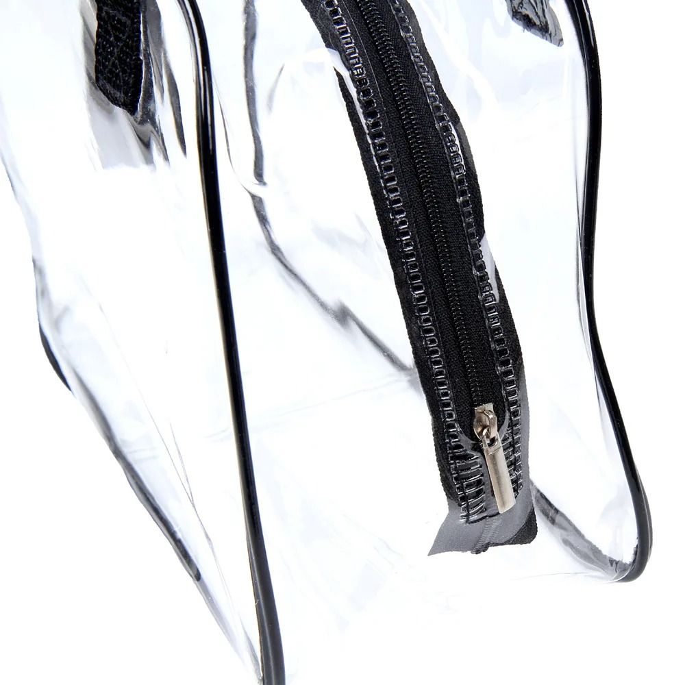 Clear Stadium Approved Tote Bag Transparent PVC Handbag for Travel and Events