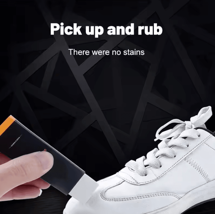 Shoe Cleaning Eraser & Rubber Block Brush – Suede, Leather & Sneaker Care Tool