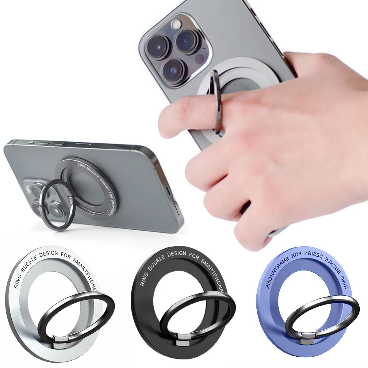 Magnetic Phone Ring Holder Stand