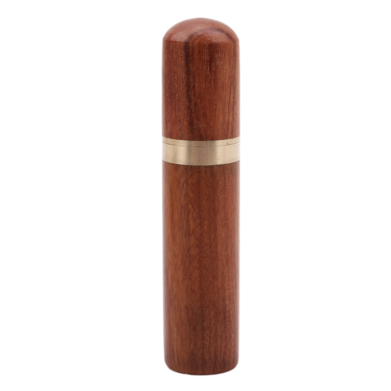 Portable Wood Toothpick Holder, Mini Toothpick Storage Box for Living Room, Pocket-Sized Toothpick Dispenser Stainless