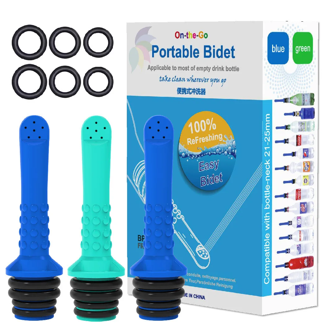 Portable Travel Bidet Attachment Eco Friendly Personal Hygiene Sprayer for Any Bottle