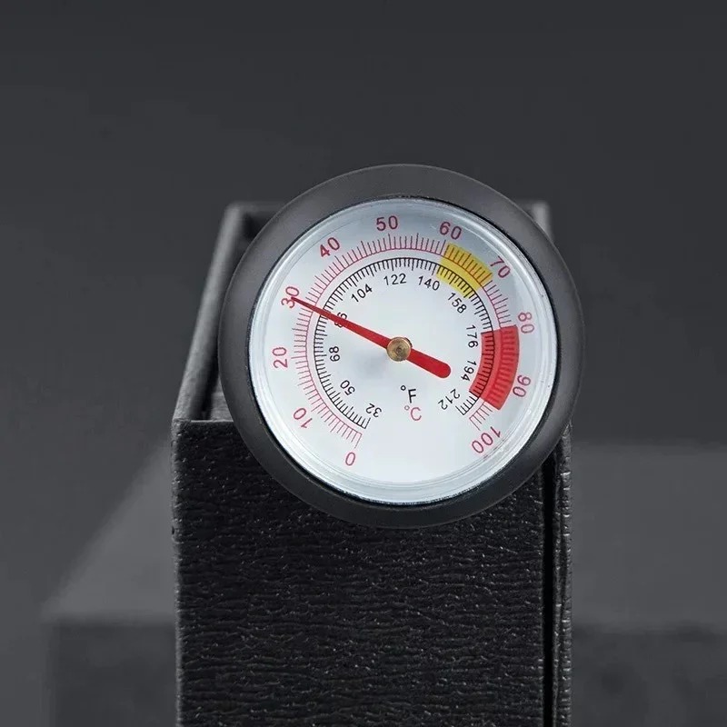 Stainless Steel Milk Frothing Jug with Thermometer – Instant Read Barista Thermometer