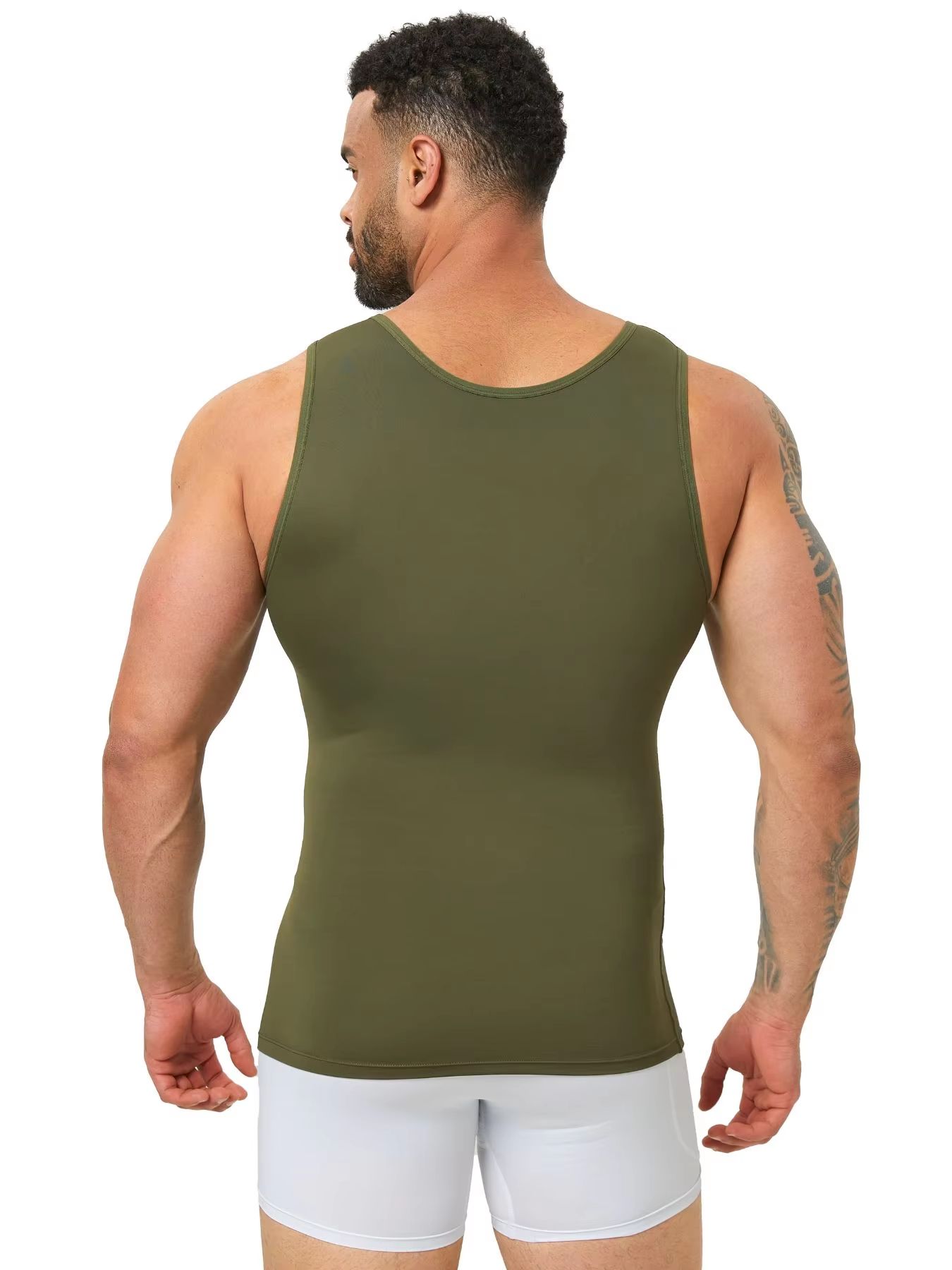 Men's Compression Tank Top – Body Shaper with Tummy Control & Chest Support