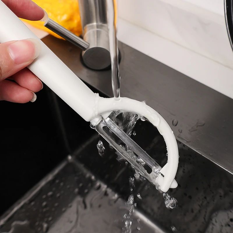 2-in-1 Stainless Steel Vegetable & Potato Peeler with Dual Blade Design