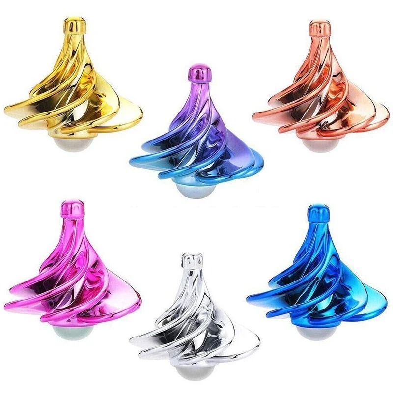 Funny Desk Wind Blowing Toy Rotating Kinetic Spinner Stress Relief Toy