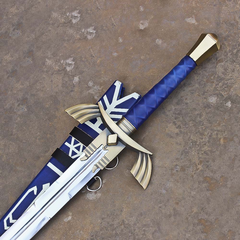 Deluxe Zelda Master Sword And Scabbard 1070 High Carbon Steel Blade