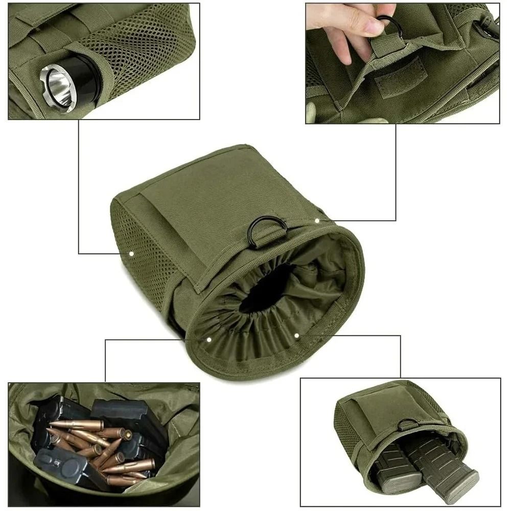 Tactical MOLLE Adjustable Magazine Dump Pouch
